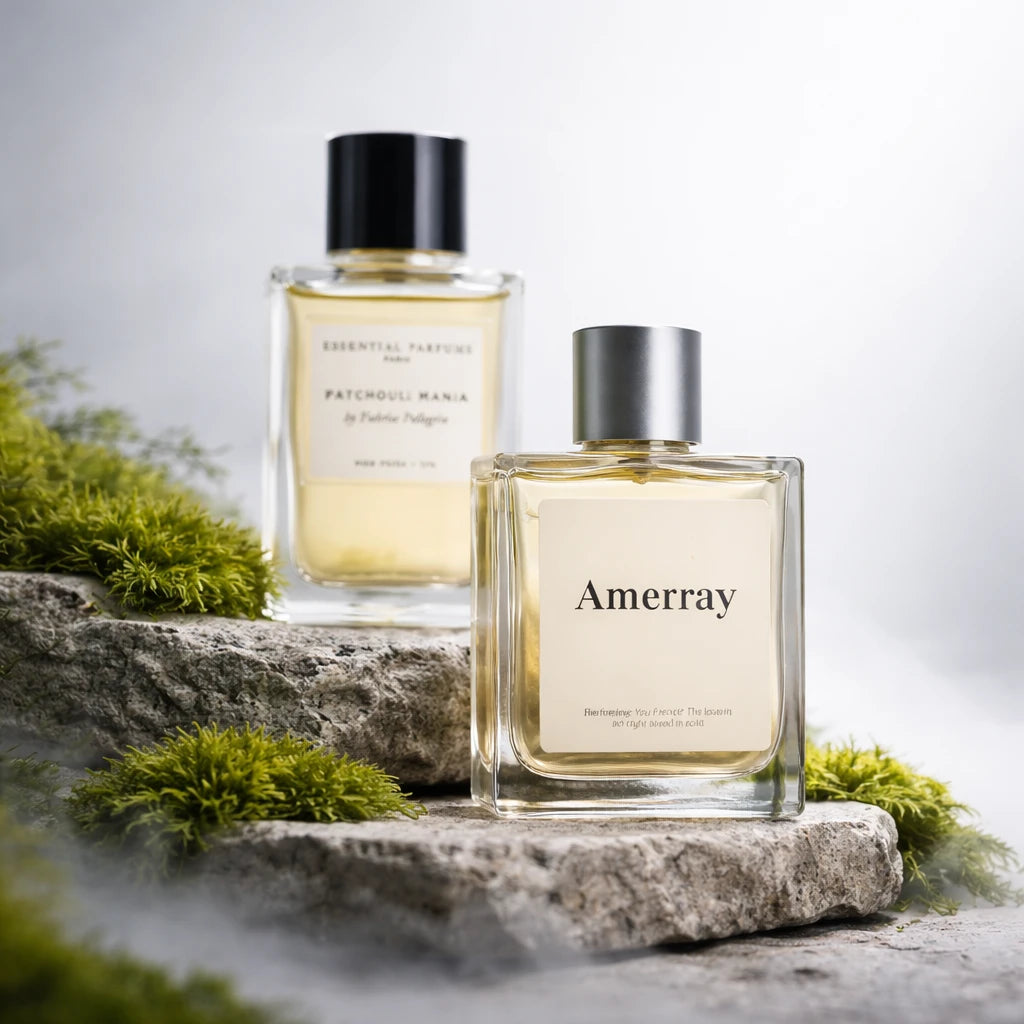 Flacon du parfum AMERRAY Inspired By Patchouli Mania, inspiration Essential Parfums - Maroc