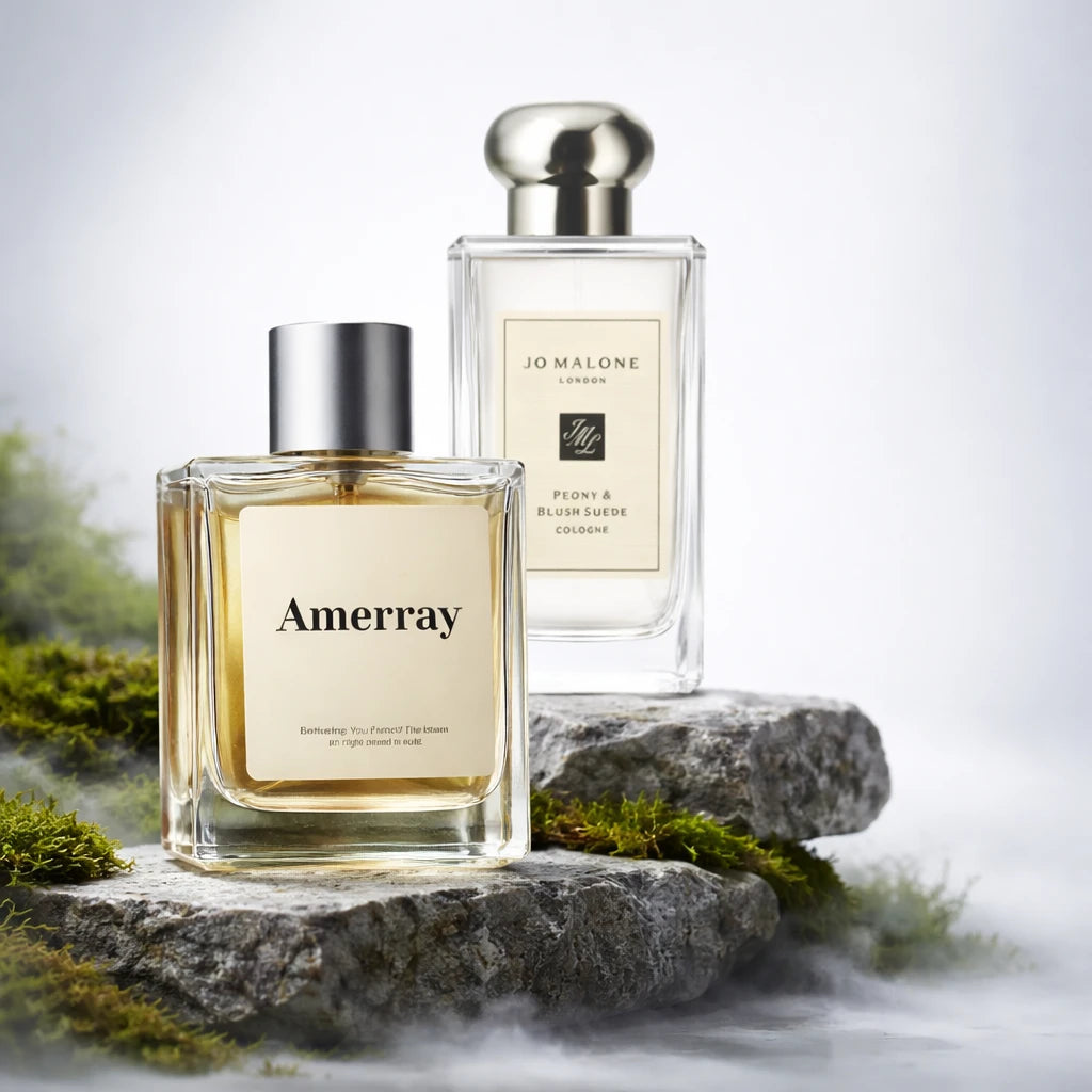 Flacon du parfum inspiré de Peony & Blush Suede de Jo Malone London – Amerray Maroc