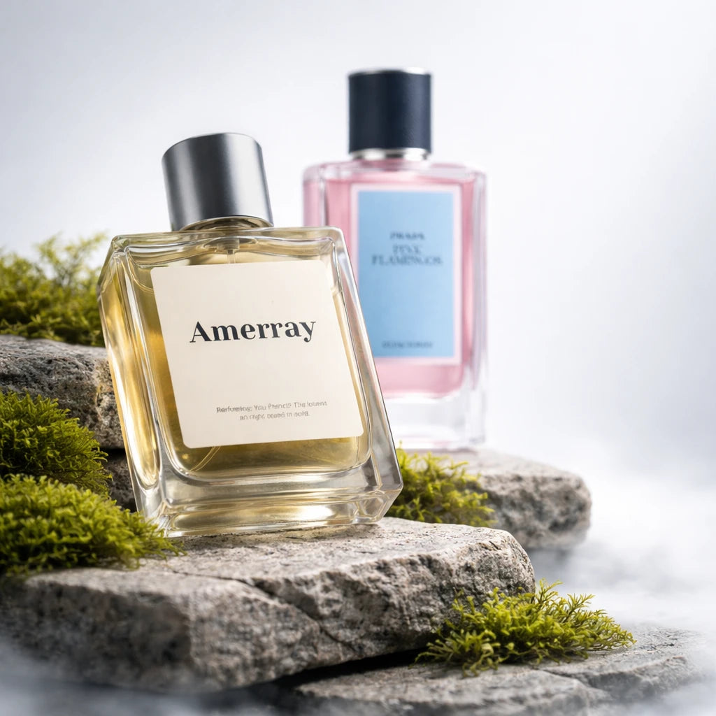 Flacon du parfum AMERRAY Inspired By Pink Flamingos, inspiration Prada - Maroc