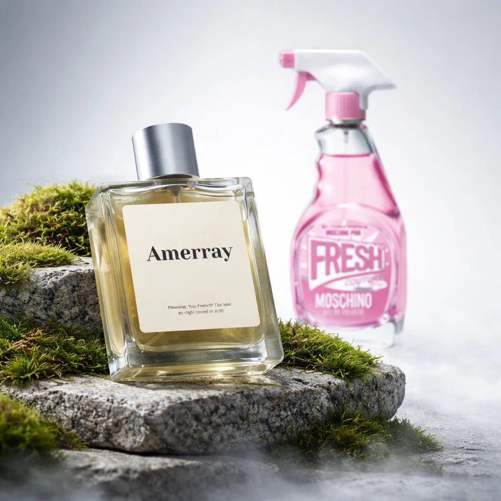 Flacon du parfum inspiré de Pink Fresh Couture de Moschino – Amerray Maroc