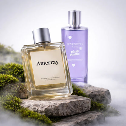 Bouteille du parfum AMERRAY Inspired By Plush Vanilla, inspiré de Ariana Grande - Maroc