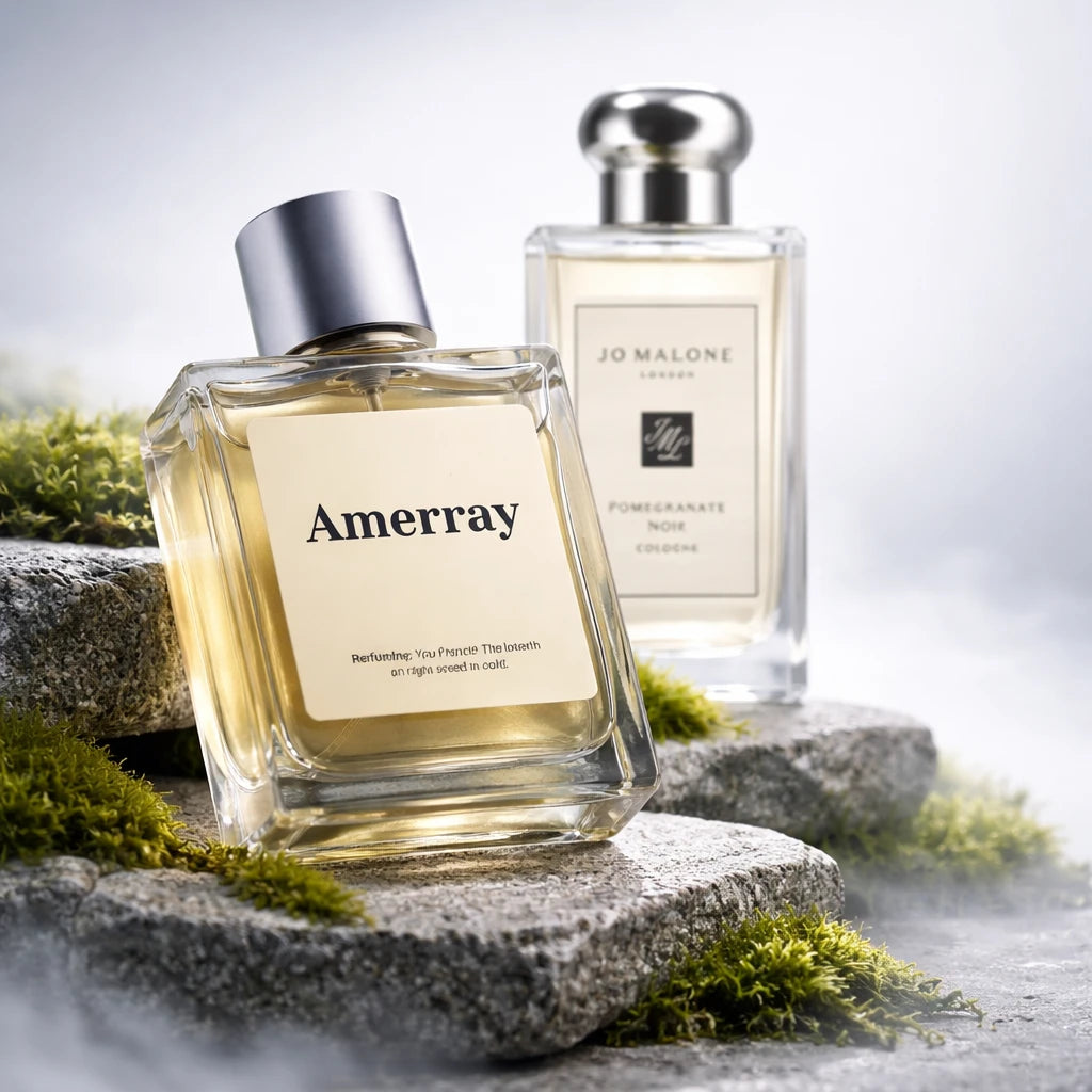 Flacon du parfum inspiré de Pomegranate Noir de Jo Malone London – Amerray Maroc