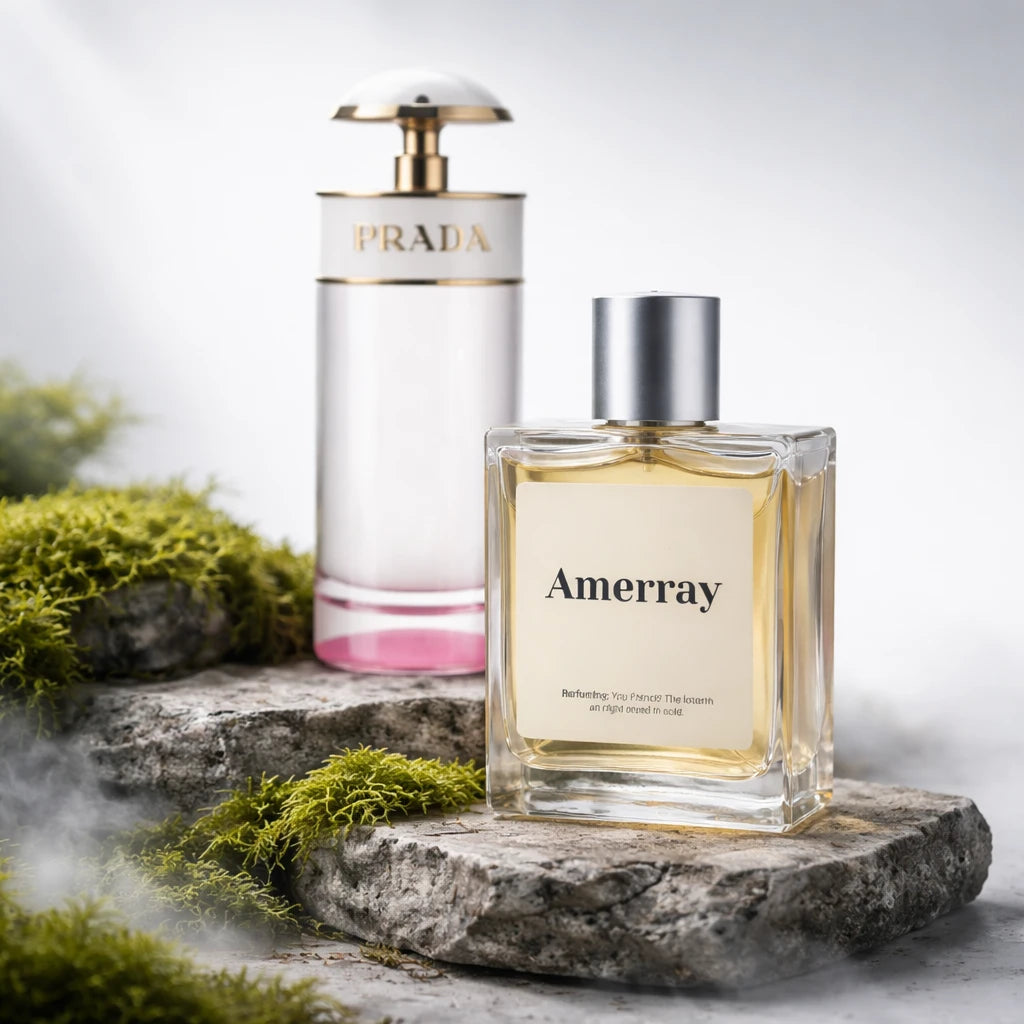 Bouteille du parfum AMERRAY Inspired By Prada Candy Kiss, inspiré de Prada - Maroc