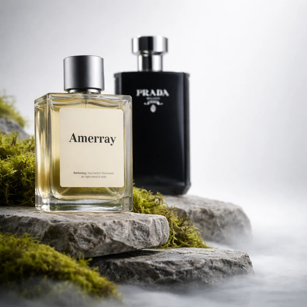 Flacon du parfum AMERRAY Inspired By Prada L'Homme Intense, inspiration Prada - Maroc