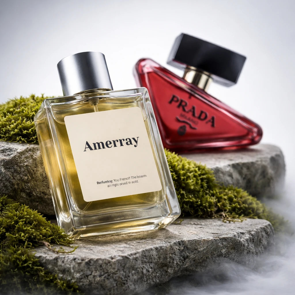 Bouteille du parfum AMERRAY Inspired By Prada Paradoxe Radical Essence, inspiré de Prada - Maroc