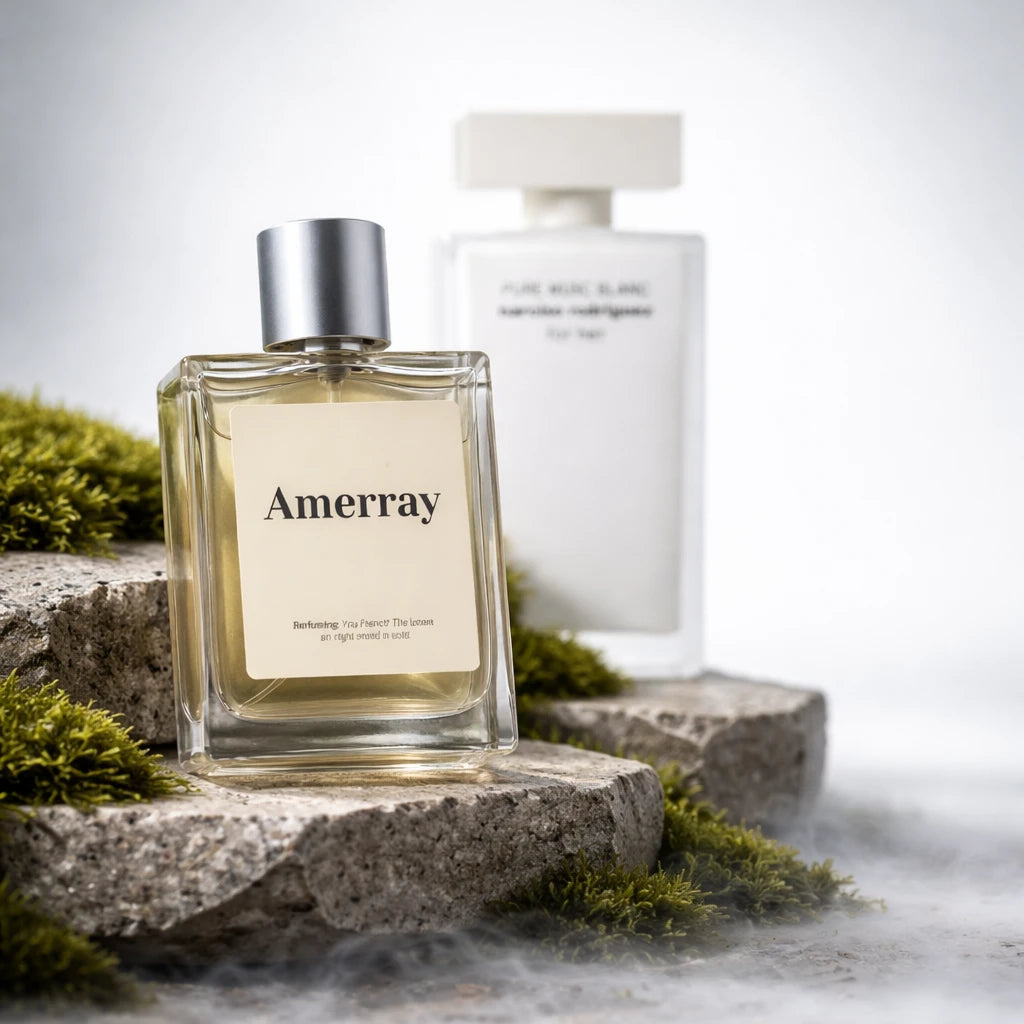 Flacon du parfum inspiré de Pure Musc Blanc For Her de Narciso Rodriguez – Amerray Maroc