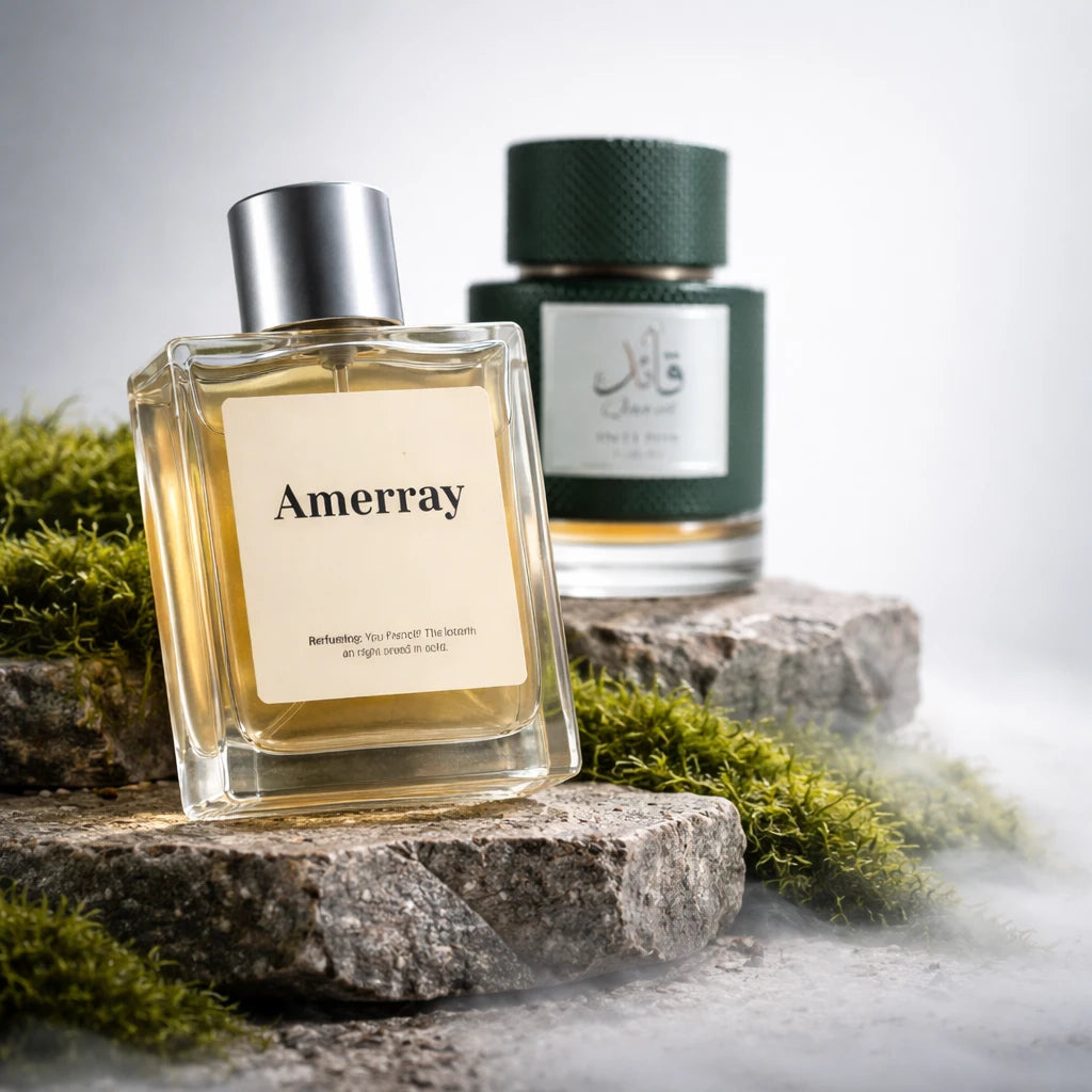Flacon du parfum AMERRAY Inspired By Qaa'ed Intense, inspiration Lattafa Perfumes - Maroc