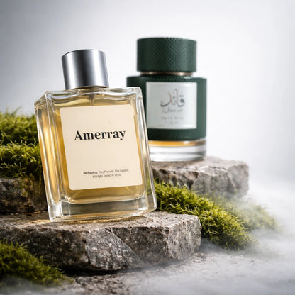 Flacon du parfum AMERRAY Inspired By Qaa'ed Intense, inspiration Lattafa Perfumes - Maroc