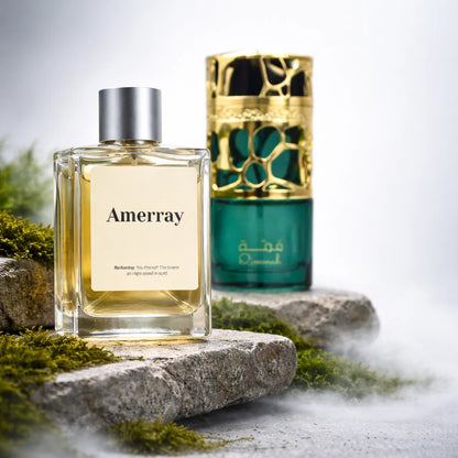 Flacon du parfum AMERRAY Inspired By Qimmah for Women, inspiration Lattafa Perfumes - Maroc