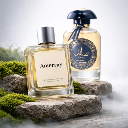 Flacon du parfum inspiré de Ra'ed Luxe de Lattafa Perfumes – Amerray Maroc