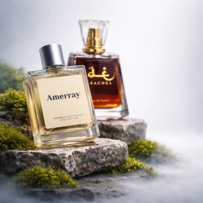 Bouteille du parfum AMERRAY Inspired By Raghba, inspiré de Lattafa Perfumes - Maroc
