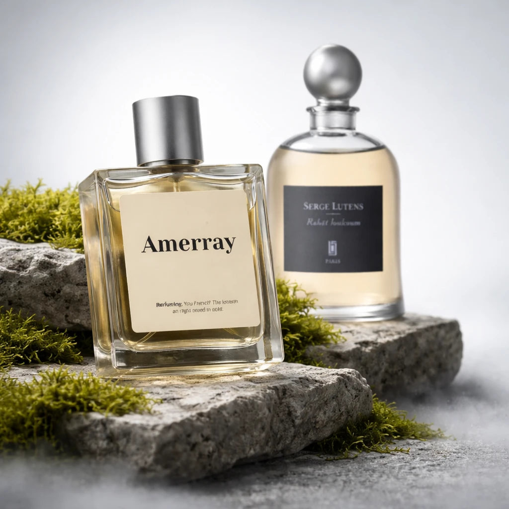 Bouteille du parfum AMERRAY Inspired By Rahat Loukoum, inspiré de Serge Lutens - Maroc