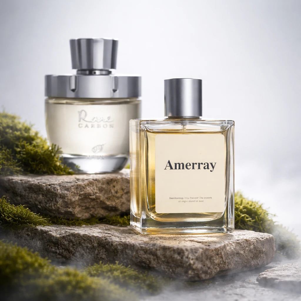 Flacon du parfum inspiré de Rare Carbon de Afnan – Amerray Maroc