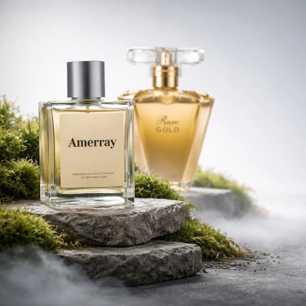 Flacon du parfum inspiré de Rare Gold de Avon – Amerray Maroc