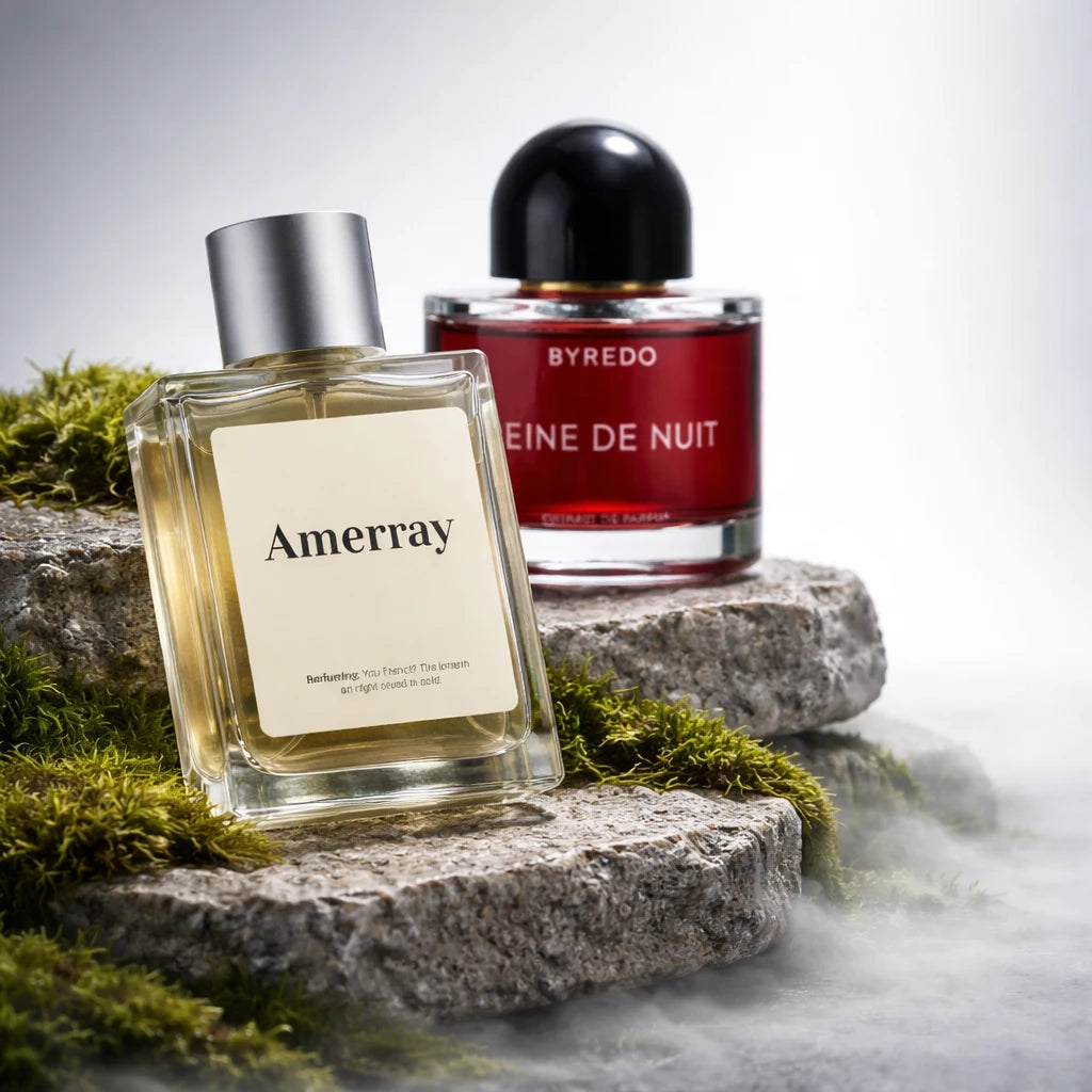 Flacon du parfum inspiré de Reine de Nuit 2019 de Byredo – Amerray Maroc