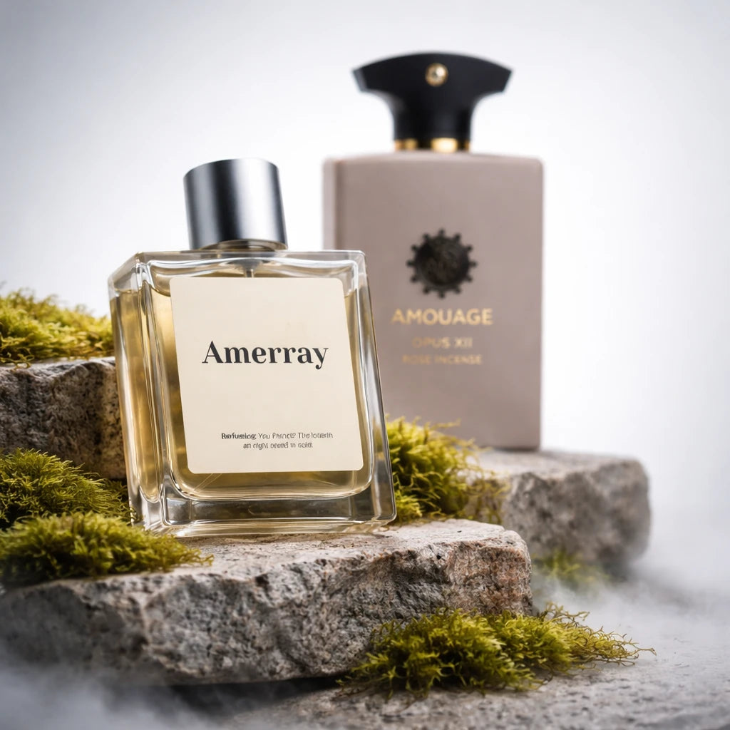 Flacon du parfum inspiré de Rose Incense de Amouage – Amerray Maroc