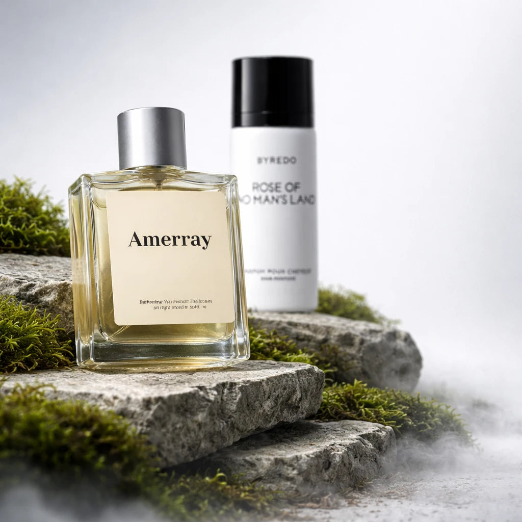Flacon du parfum inspiré de Rose Of No Man's Land Hair Perfume de Byredo – Amerray Maroc