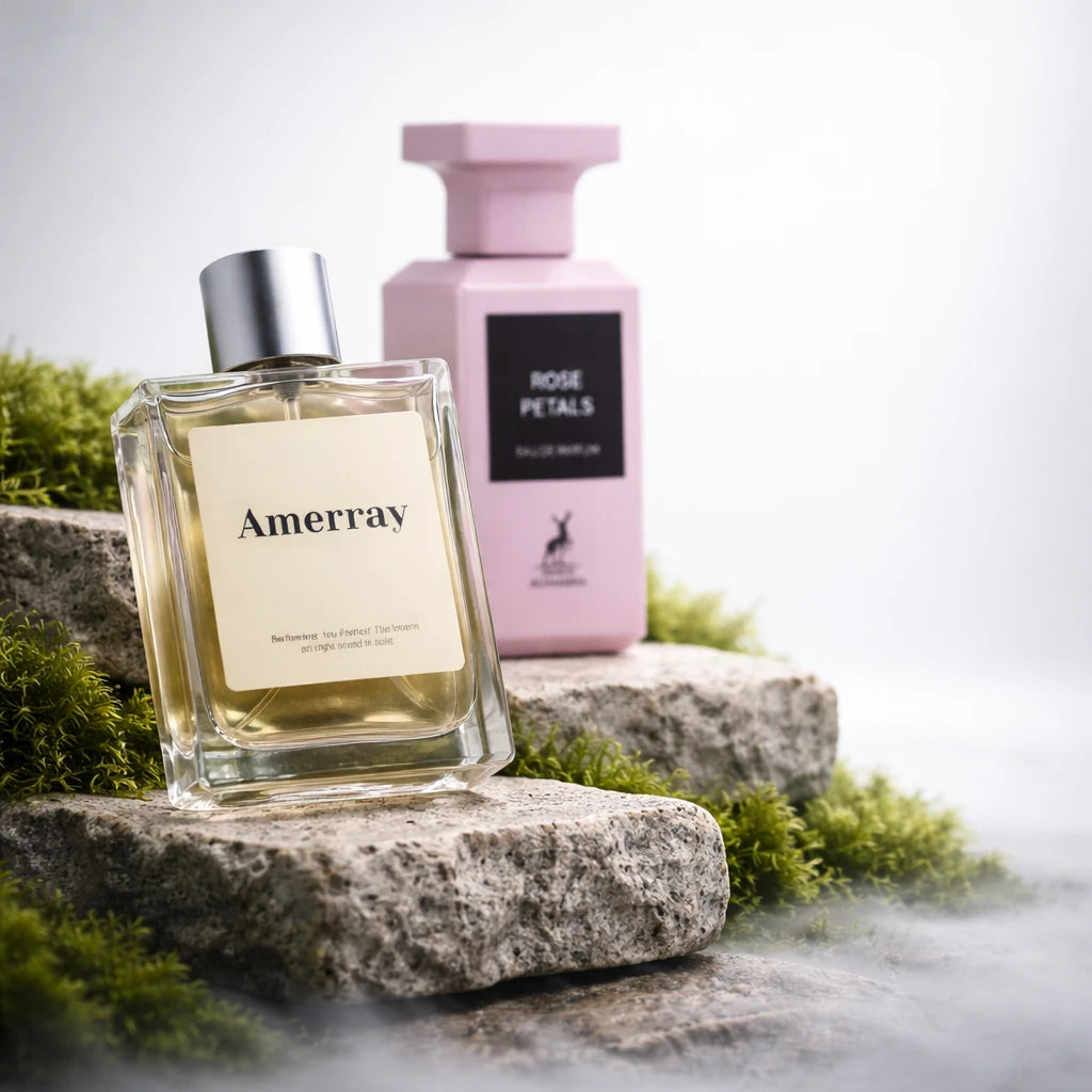 Flacon du parfum inspiré de Rose Petals de Maison Alhambra – Amerray Maroc