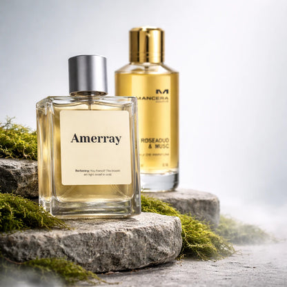 Flacon du parfum inspiré de Roseaoud & Musc de Mancera – Amerray Maroc