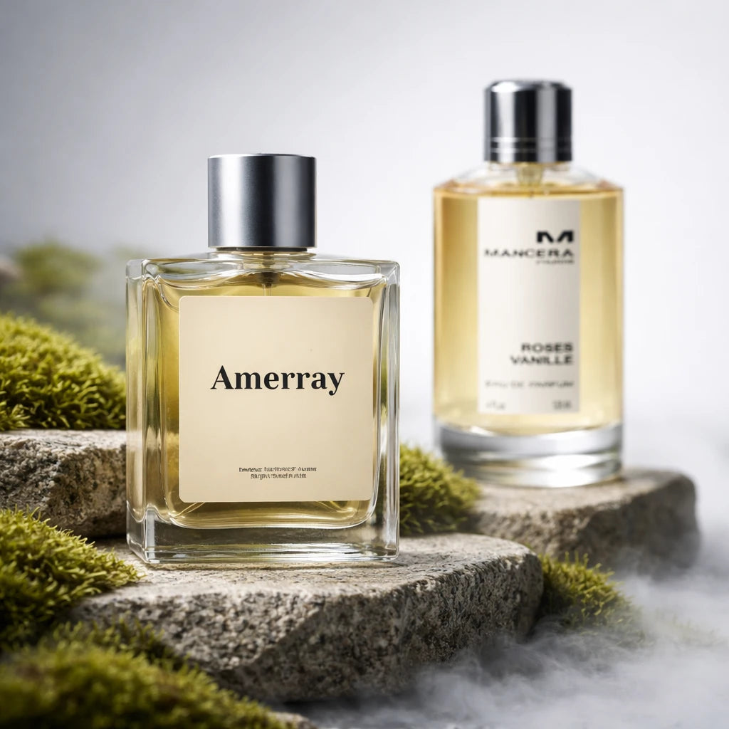 Flacon du parfum inspiré de Roses Vanille de Mancera – Amerray Maroc