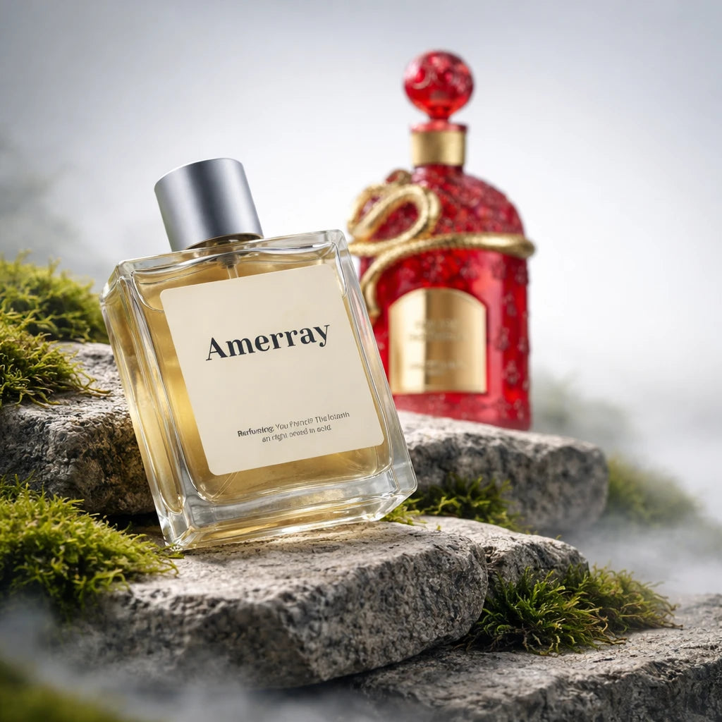 Flacon du parfum inspiré de Rouge Bonheur 2025 Millésime de Guerlain – Amerray Maroc