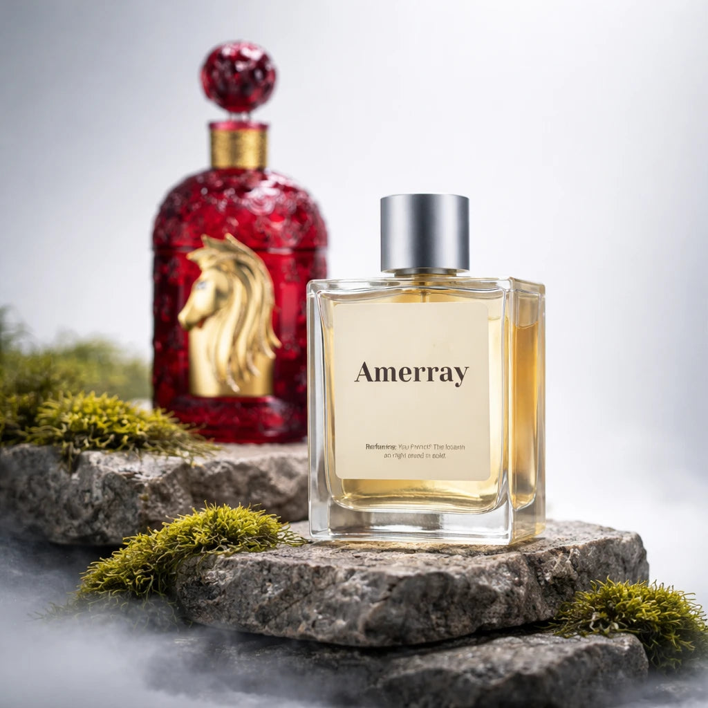 Flacon du parfum inspiré de Rouge Bonheur 2026 Millésime de Guerlain – Amerray Maroc
