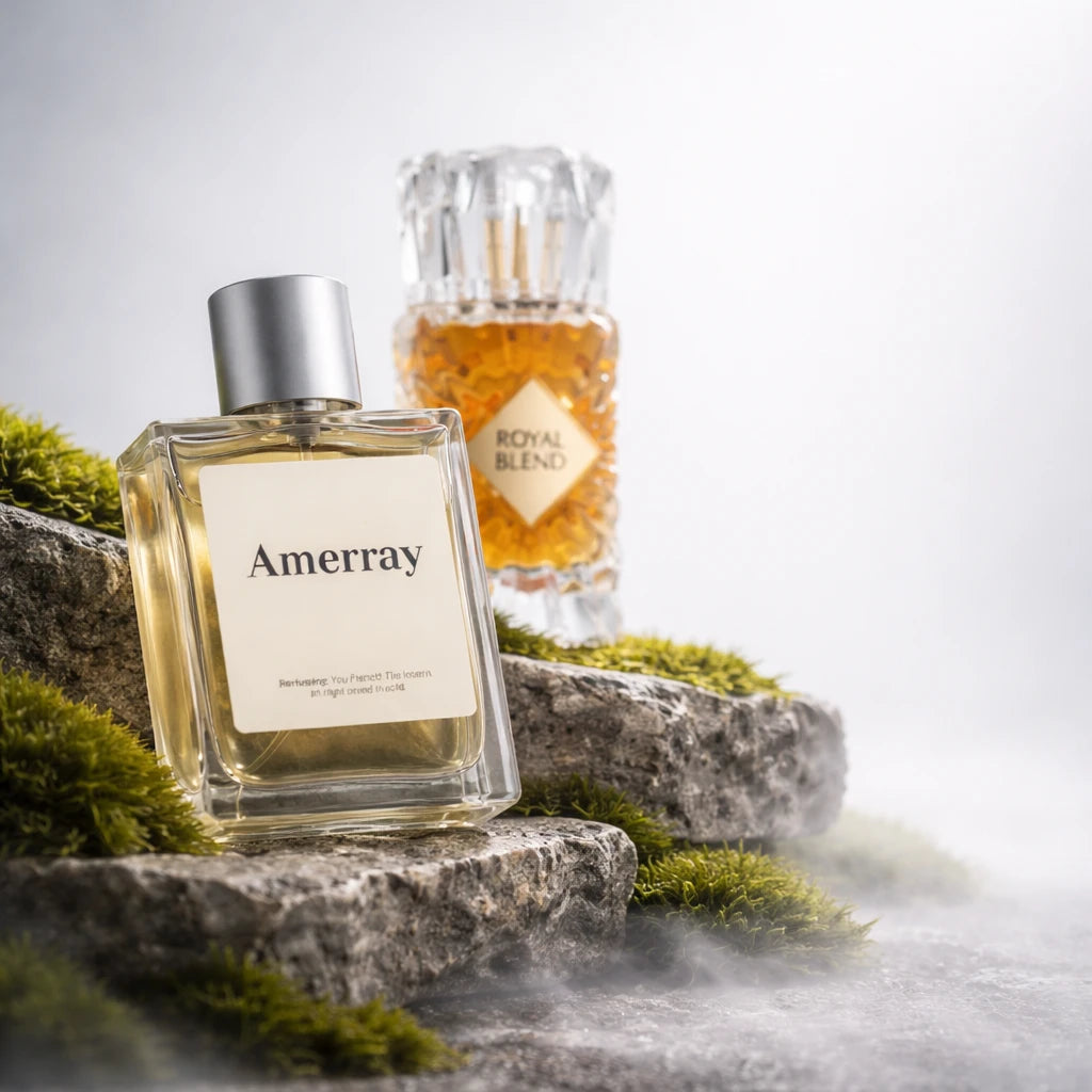 Bouteille du parfum AMERRAY Inspired By Royal Blend Vintage, inspiré de French Avenue - Maroc