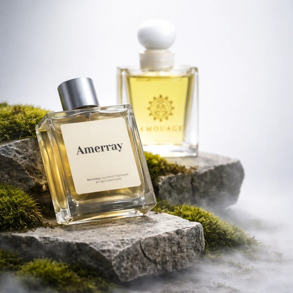 Flacon du parfum inspiré de Ruh Al Ward de Amouage – Amerray Maroc