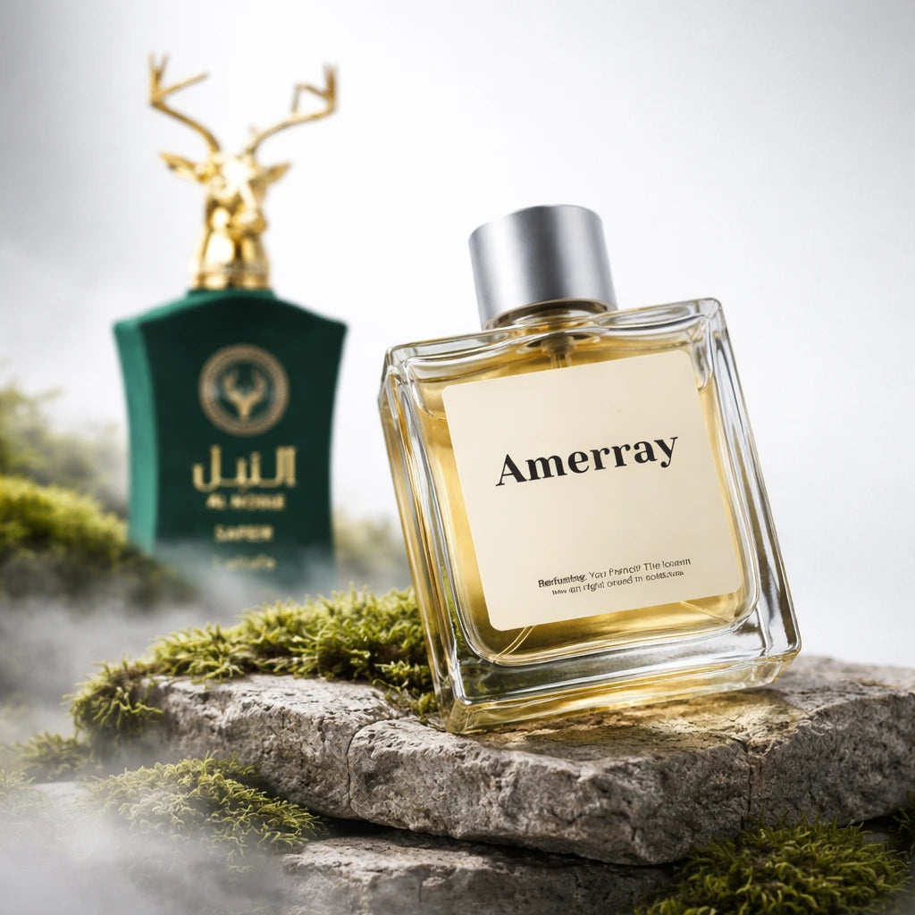 Flacon du parfum inspiré de Safeer de Lattafa Perfumes – Amerray Maroc