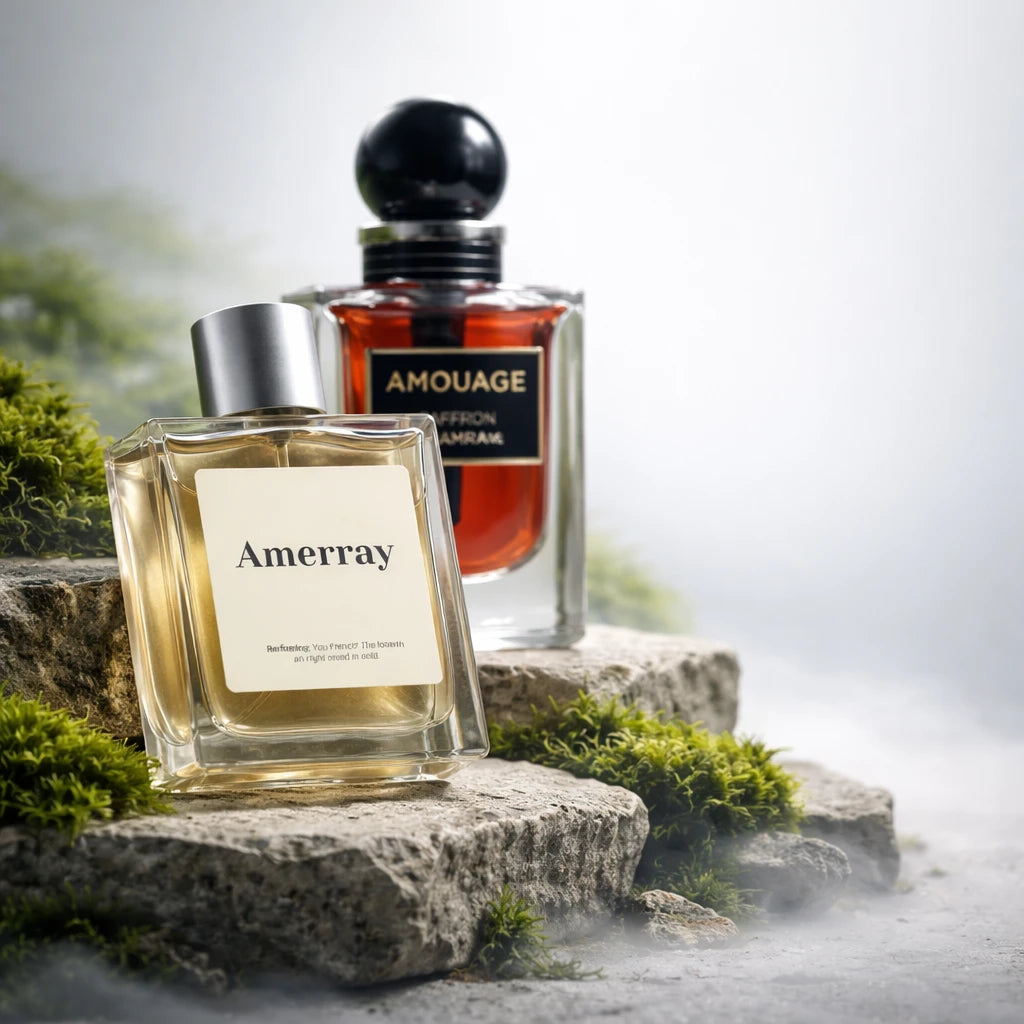 Flacon du parfum inspiré de Saffron Hamra de Amouage – Amerray Maroc