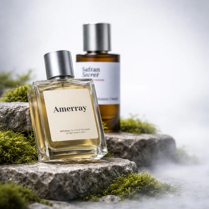 Flacon du parfum inspiré de Safran Secret de Maison Crivelli – Amerray Maroc