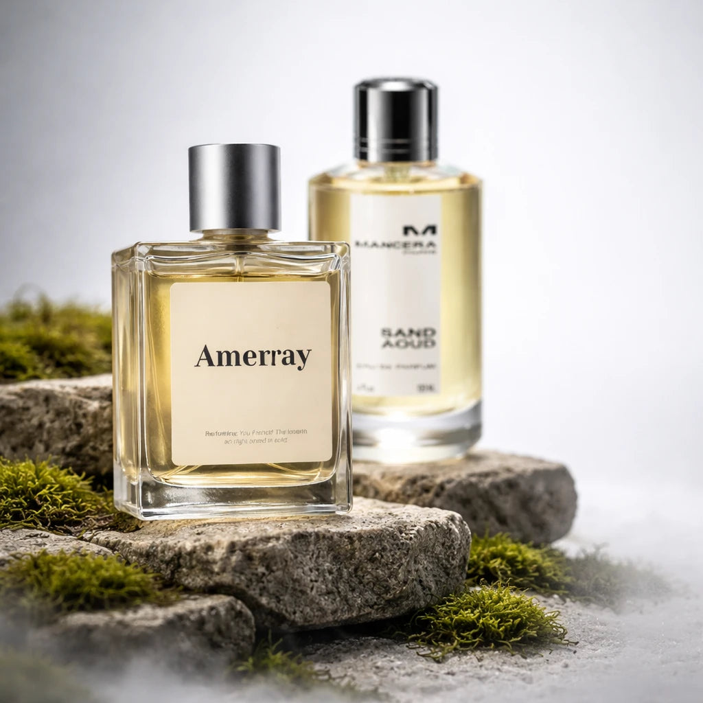 Flacon du parfum inspiré de Sand Aoud de Mancera – Amerray Maroc