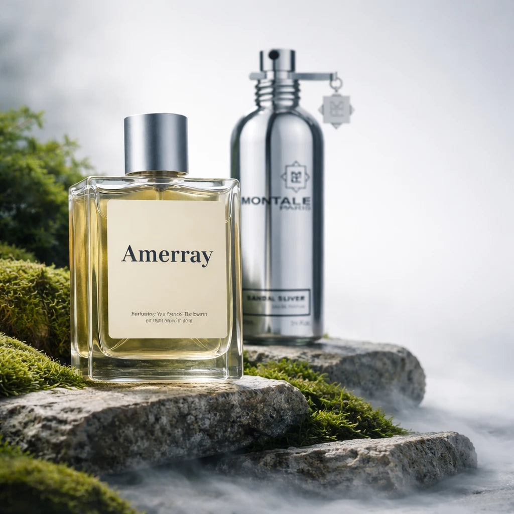 Flacon du parfum inspiré de Sandal Sliver de Montale – Amerray Maroc