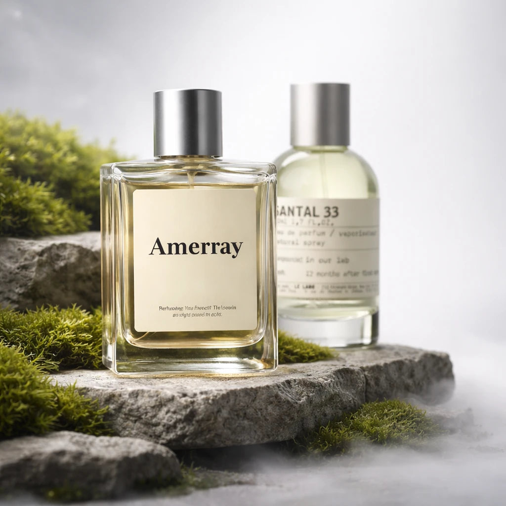 Flacon du parfum inspiré de Santal 33 de Le Labo – Amerray Maroc