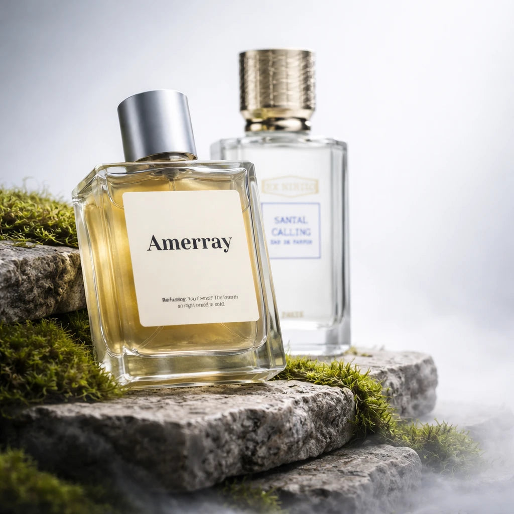 Bouteille du parfum AMERRAY Inspired By Santal Calling, inspiré de Ex Nihilo - Maroc