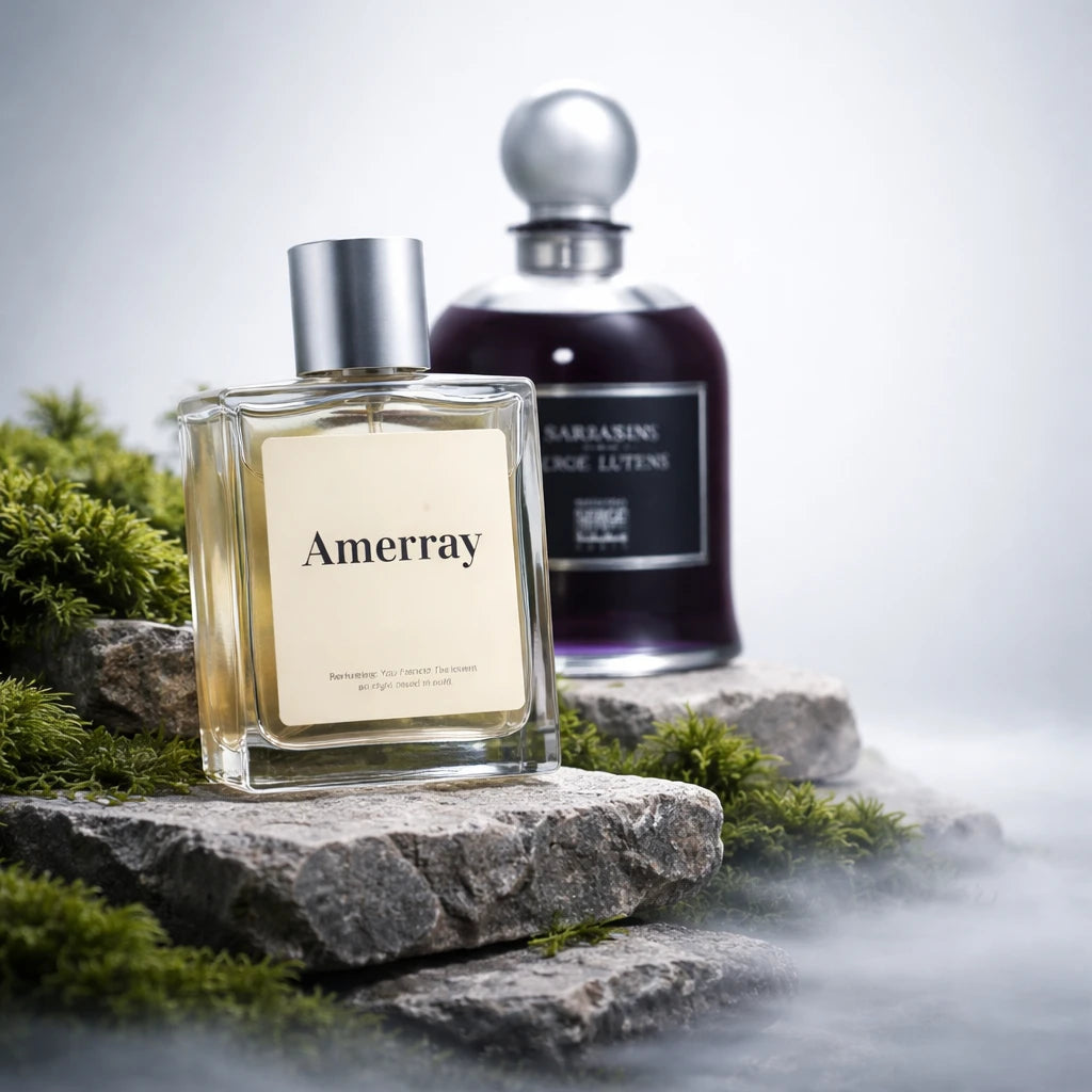 Flacon du parfum AMERRAY Inspired By Sarrasins, inspiration Serge Lutens - Maroc