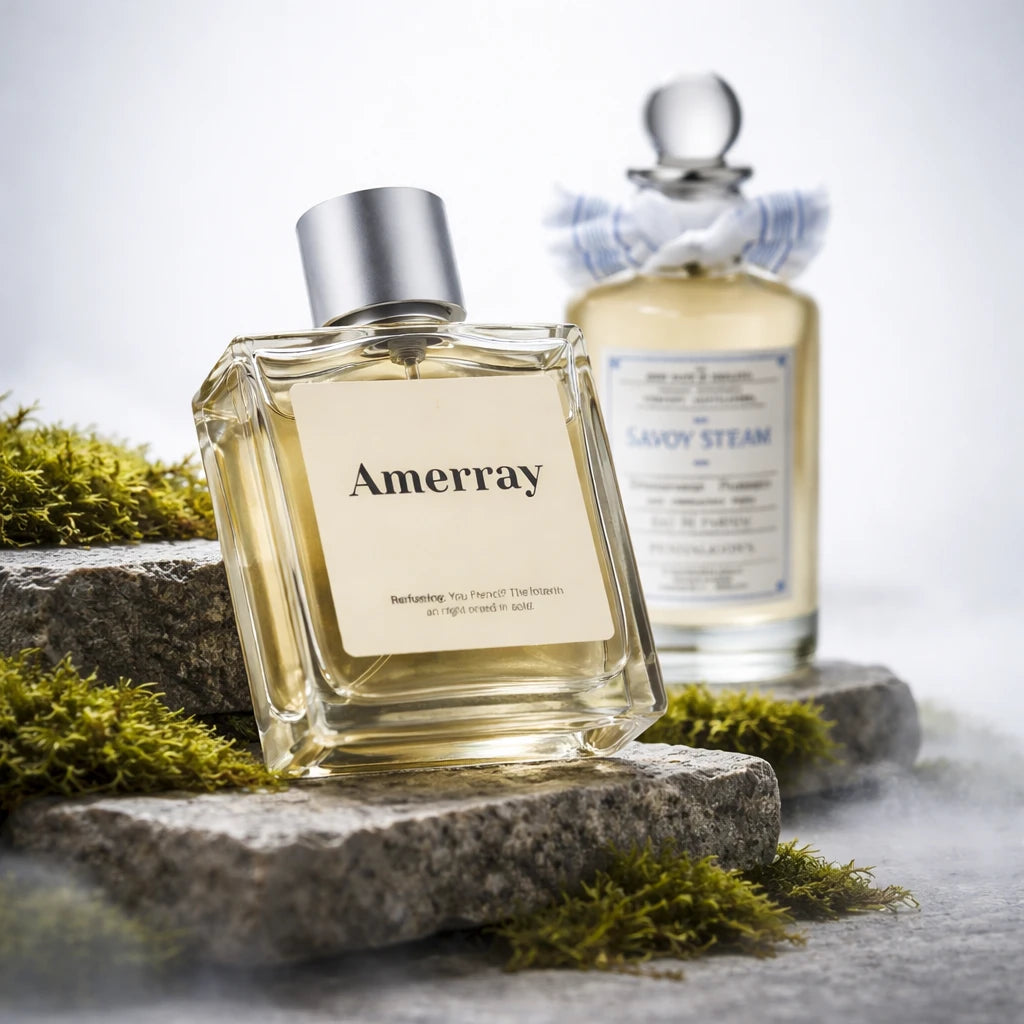 Bouteille du parfum AMERRAY Inspired By Savoy Steam, inspiré de Penhaligon's - Maroc