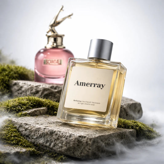 Bouteille du parfum AMERRAY Inspired By Scandal By Night, inspiré de Jean Paul Gaultier - Maroc