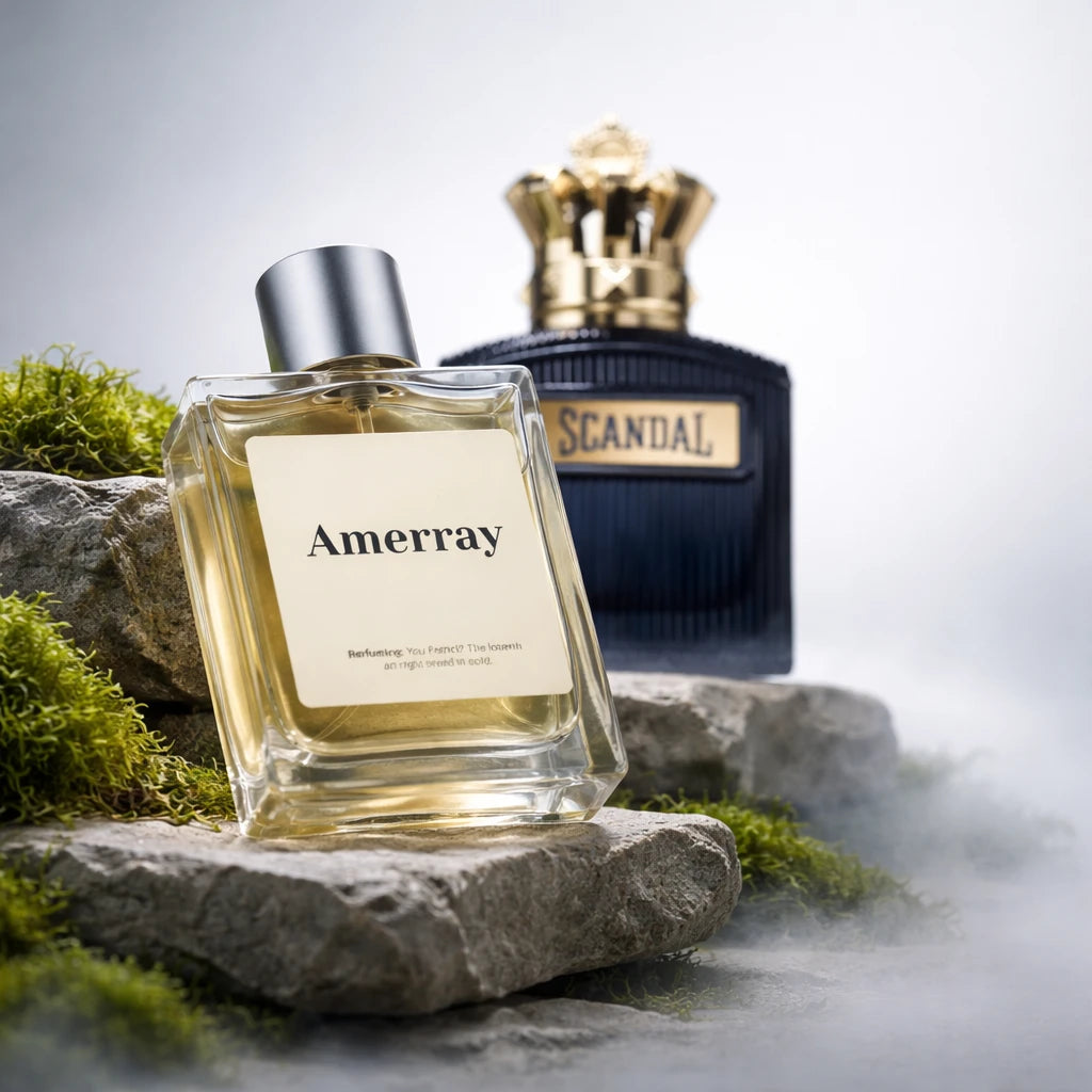 Parfum Inspired By Scandal Pour Homme Intense de la maison AMERRAY, inspiration Jean Paul Gaultier - Maroc