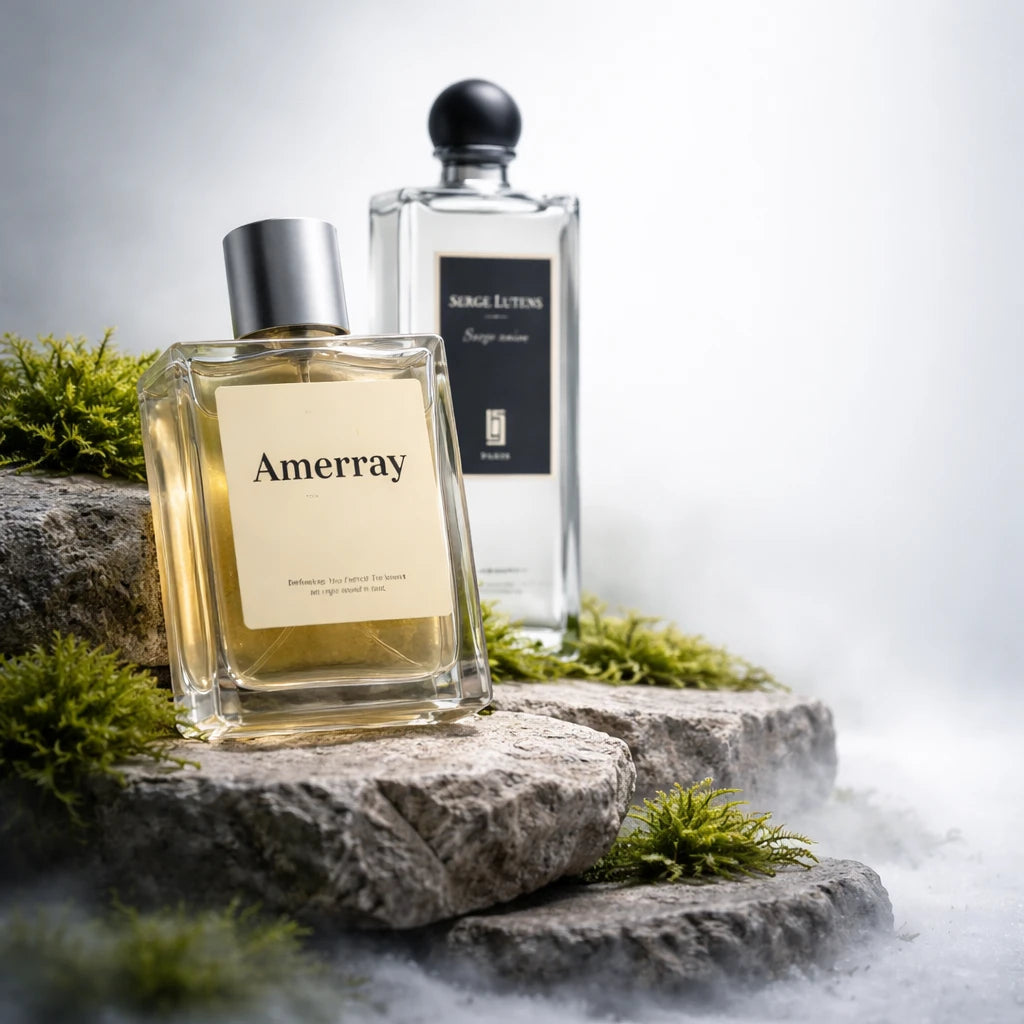 Flacon du parfum AMERRAY Inspired By Serge Noire, inspiration Serge Lutens - Maroc