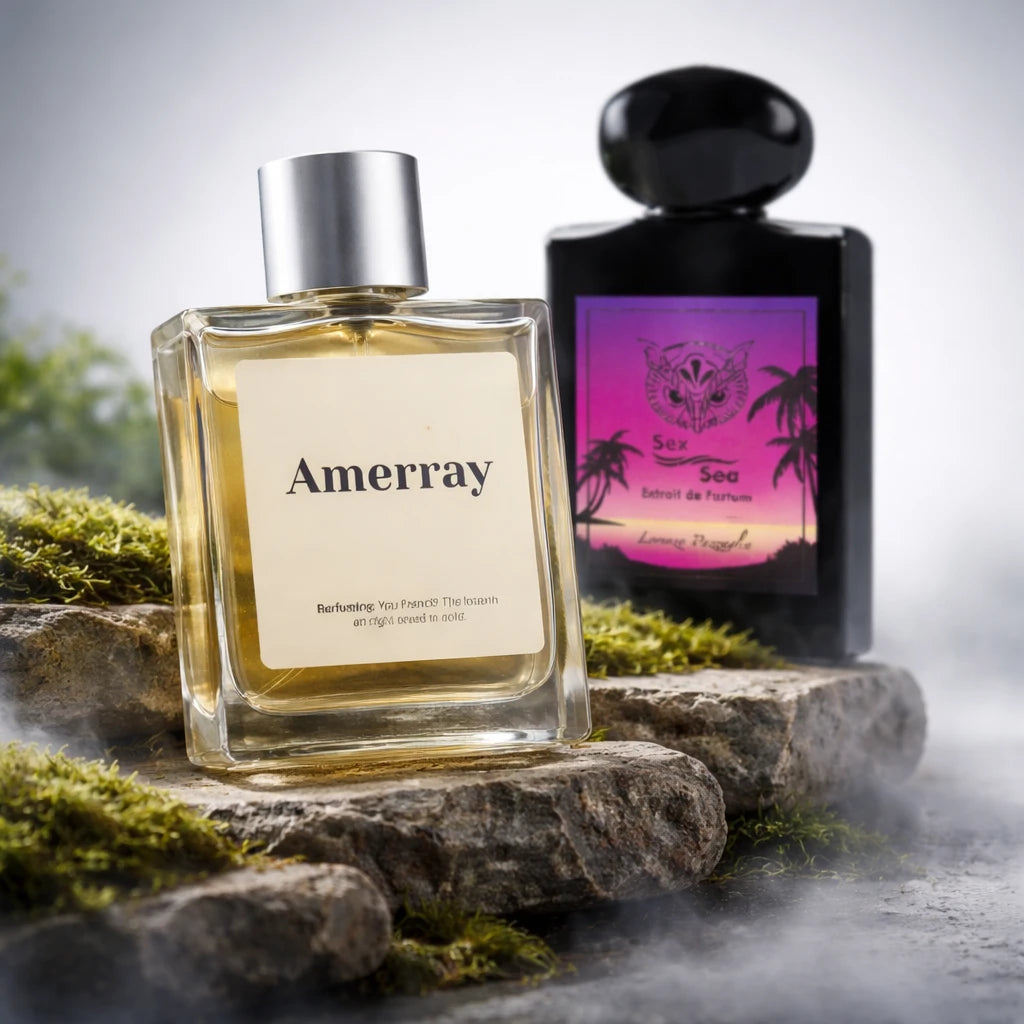 Bouteille du parfum AMERRAY Inspired By Sex-Sea, inspiré de Lorenzo Pazzaglia - Maroc