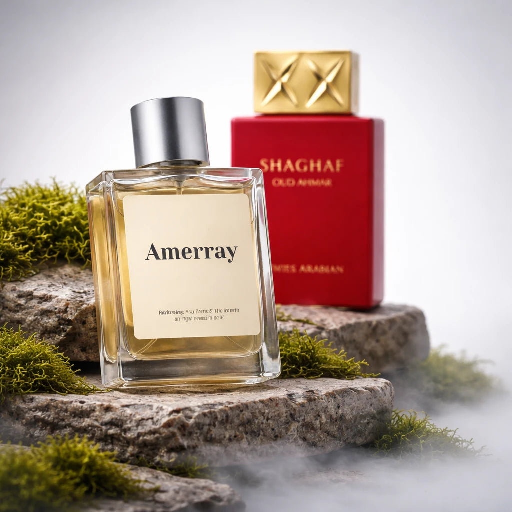 Flacon du parfum inspiré de Shaghaf Oud Ahmar de Swiss Arabian – Amerray Maroc
