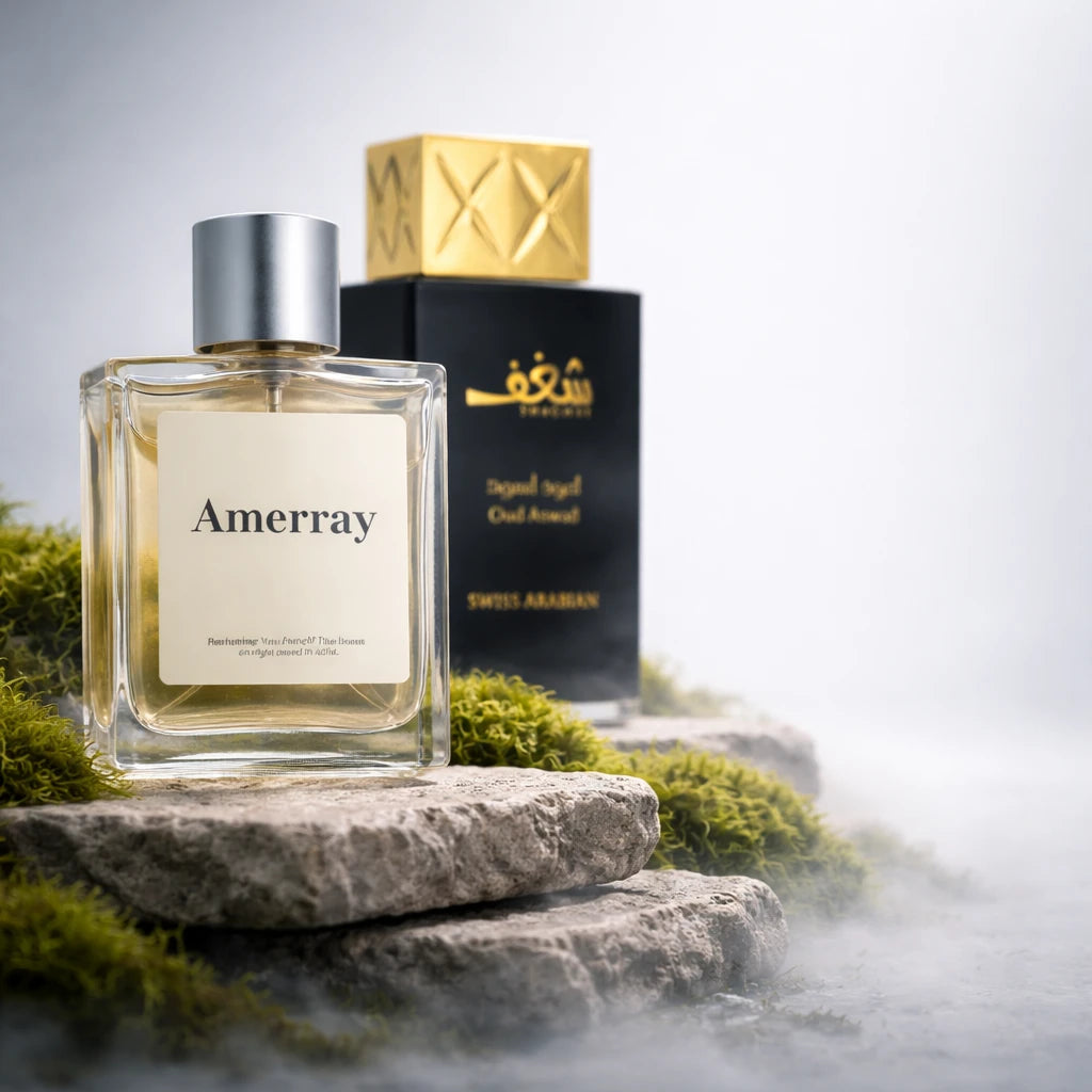Flacon du parfum inspiré de Shaghaf Oud Aswad de Swiss Arabian – Amerray Maroc