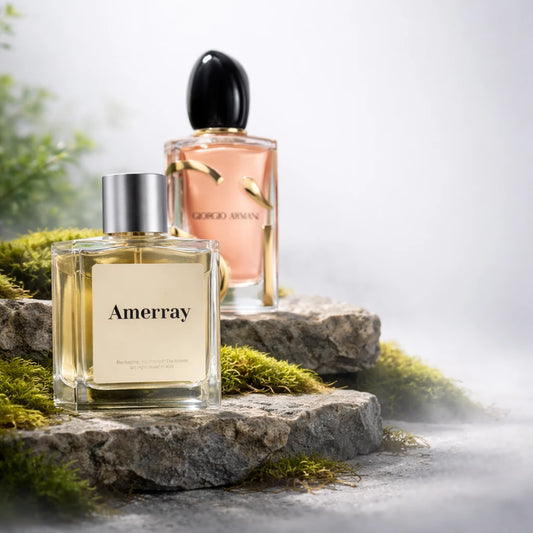 Bouteille du parfum AMERRAY Inspired By Si Eau de Parfum Intense, inspiré de Giorgio Armani - Maroc
