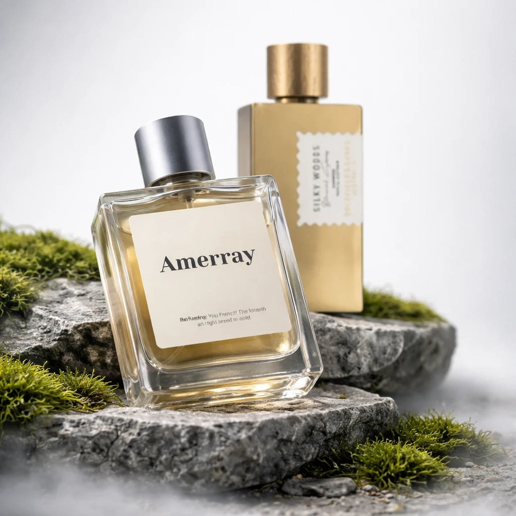 Flacon du parfum AMERRAY Inspired By Silky Woods, inspiration Goldfield & Banks Australia - Maroc