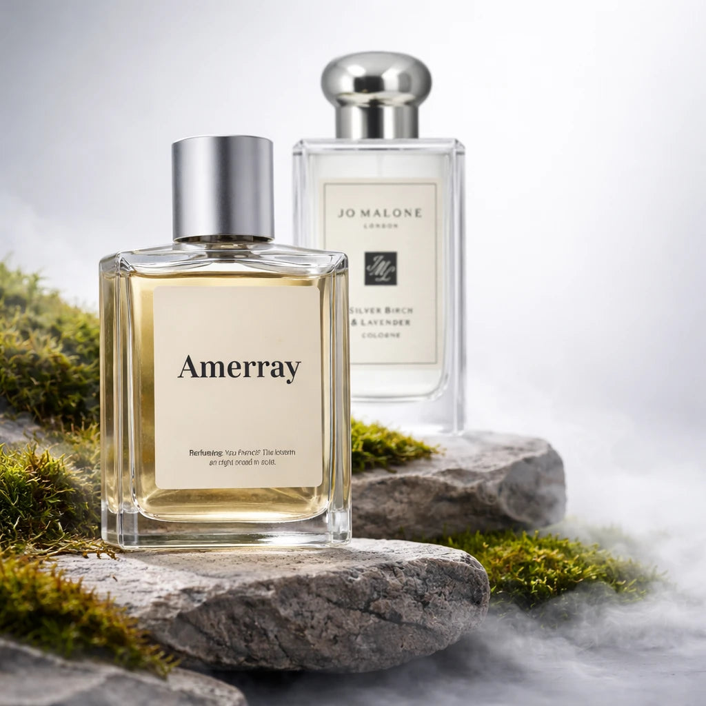 Flacon du parfum inspiré de Silver Birch & Lavender Cologne de Jo Malone London – Amerray Maroc