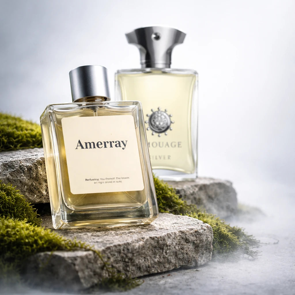 Flacon du parfum inspiré de Silver Man de Amouage – Amerray Maroc