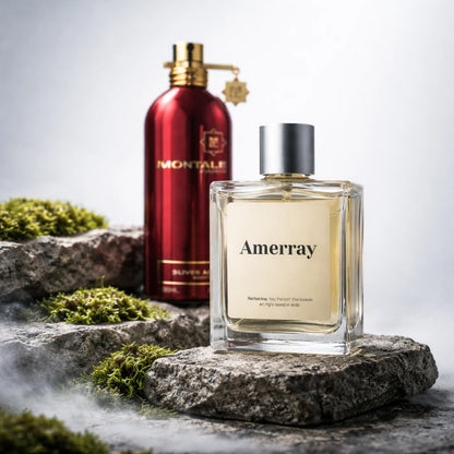 Bouteille du parfum AMERRAY Inspired By Sliver Aoud, inspiré de Montale - Maroc