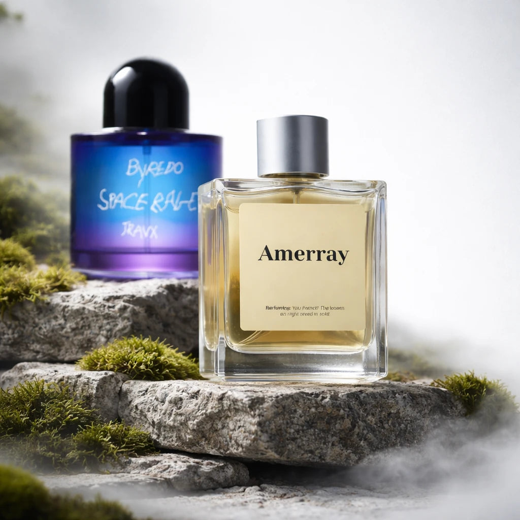 Flacon du parfum inspiré de Space Rage Travx de Byredo – Amerray Maroc