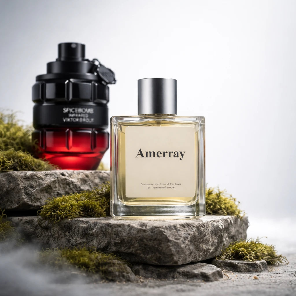 Flacon du parfum inspiré de Spicebomb Infrared de Viktor&Rolf – Amerray Maroc
